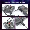 2020Y63 XLR Female to Dual 6.35mm 1 / 4 TRS Male Y-type Audio Cable, Length: 3m (Black) - Image 7