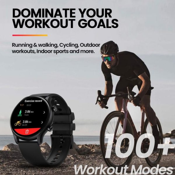 Zeblaze Btalk 3 Plus 1.39 inch Screen Fitness & Wellness Smart Watch Supports Voice Calling (Black) - Image 8