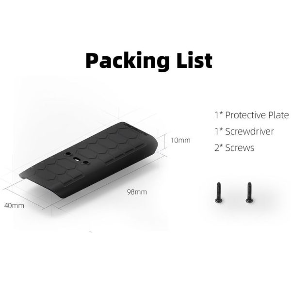DJI Avata 2 Sunnylife Drone Anti-Collision Protective Cover Back Plate (Black) - Image 8
