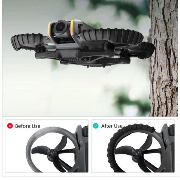 DJI Avata 2 Sunnylife Drone Anti-Collision Protective Cover Combo Case Kit (Black) - Image 7