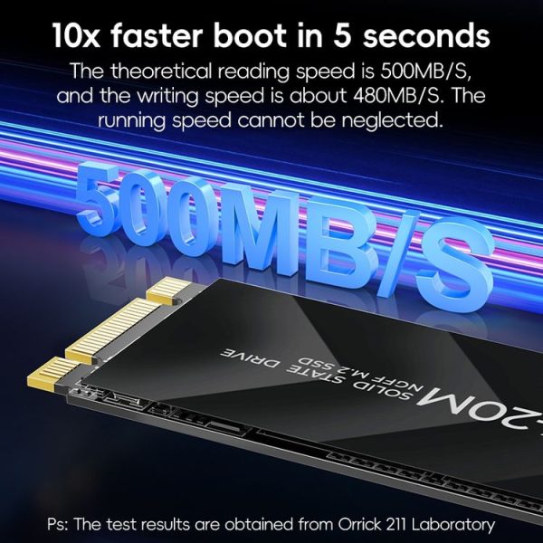 ORICO Y20M NGFF M.2 Computer Solid State Drive, Memory: 512GB - Image 3