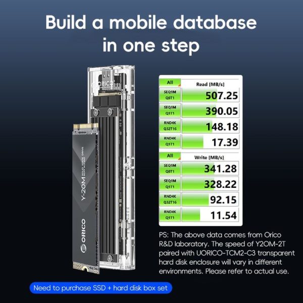 ORICO Y20M NGFF M.2 Computer Solid State Drive, Memory: 512GB - Image 6
