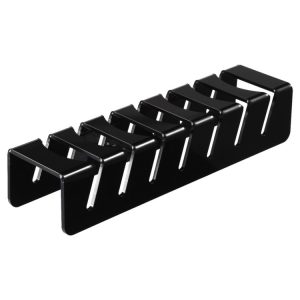 YX101 Acrylic Baseball Cap Stand Can Store 7 Baseball Caps (Black)