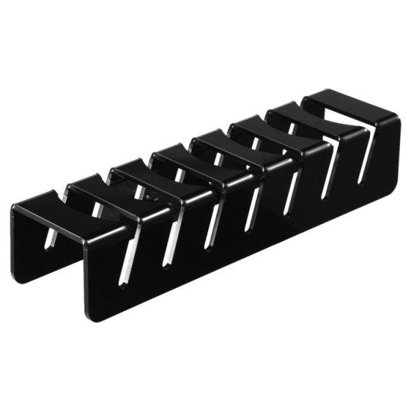 YX101 Acrylic Baseball Cap Stand Can Store 7 Baseball Caps (Black)