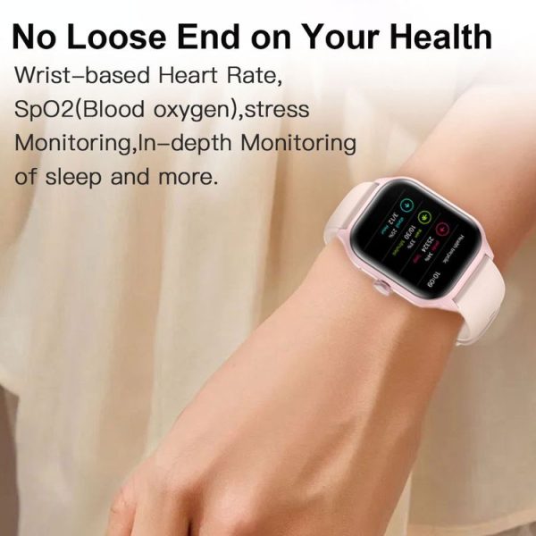 LEMFO LT10 2.01 inch TFT Screen Smart Watch Supports Bluetooth Call / Health Monitoring, Steel Strap (Black) - Image 7