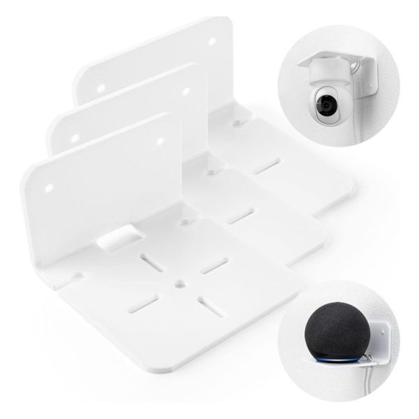 YX112 3pcs Acrylic Small Wall Mount (White)