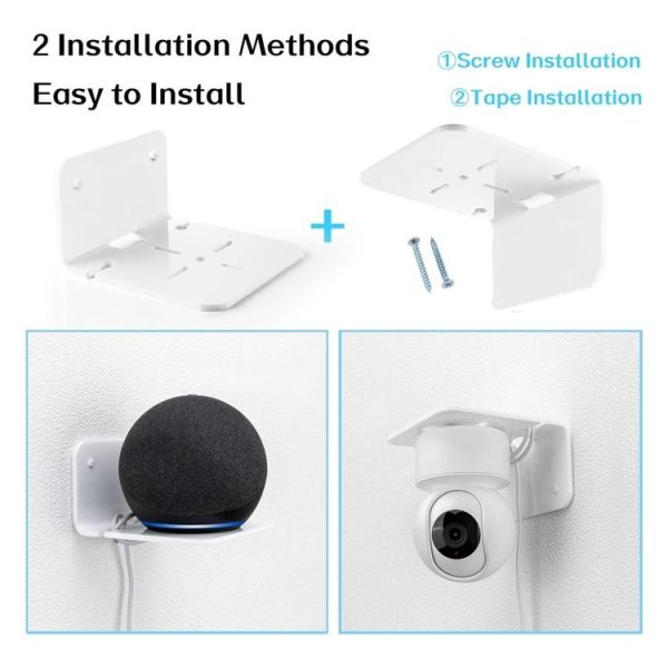 YX112 3pcs Acrylic Small Wall Mount (White) - Image 4