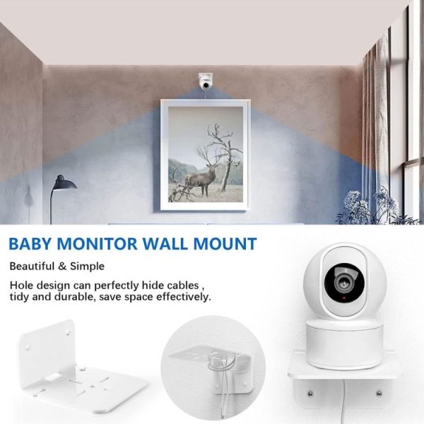 YX112 3pcs Acrylic Small Wall Mount (White) - Image 5