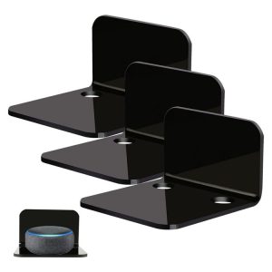 YX113 3pcs Acrylic Small Wall Mount (Black)