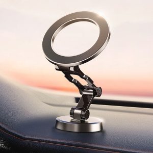 ROCK RAM0037 Car Magnetic Foldable Phone Holder (Black)