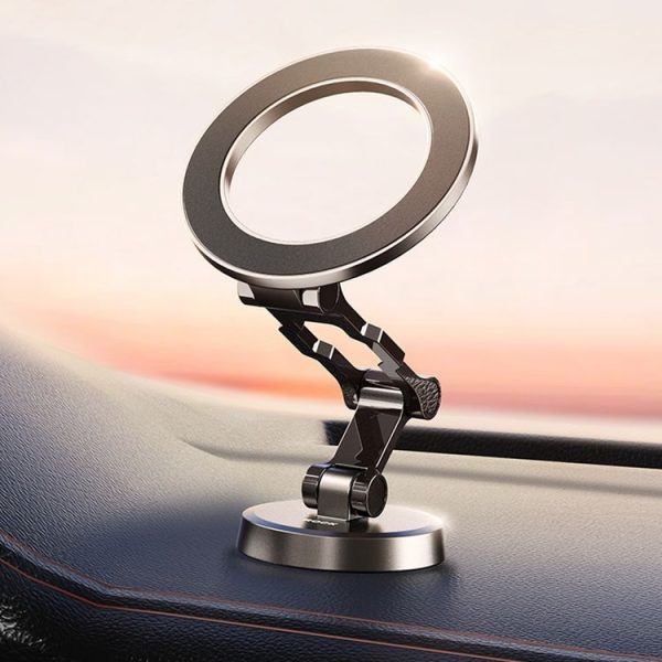 ROCK RAM0037 Car Magnetic Foldable Phone Holder (Black)