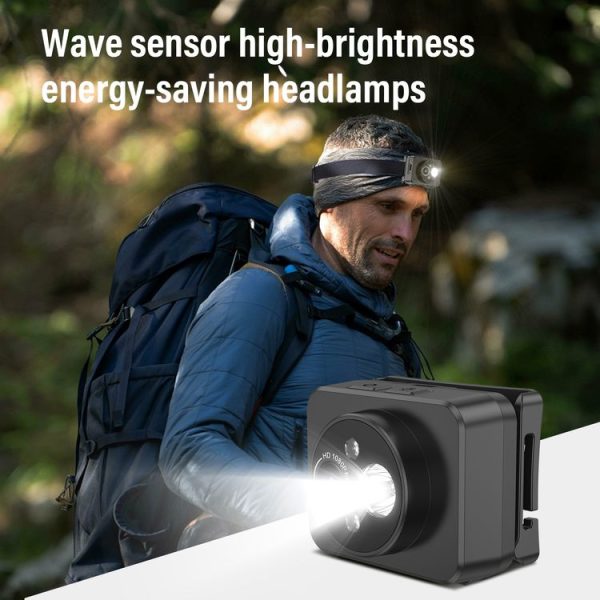 D8 1080P Head-mounted LED Motion Sensor Video Recording Lighting Camera - Image 3