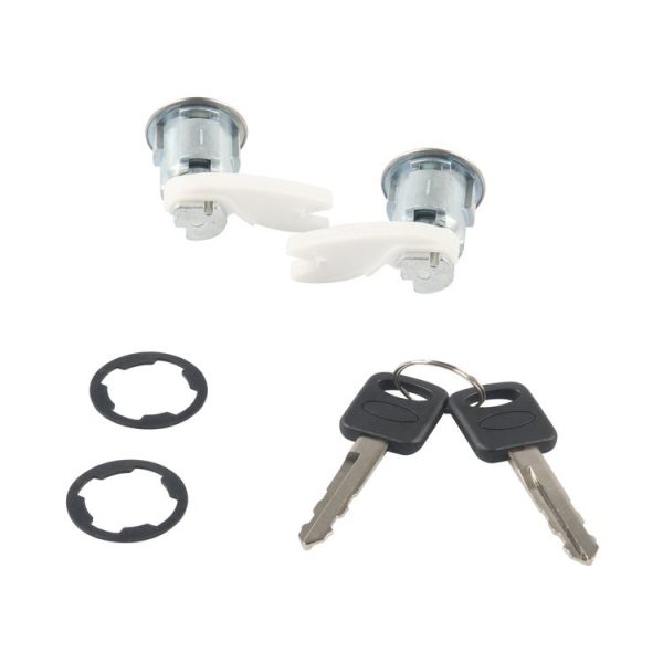 Pair Car Door Lock Barrel Cylinder F2UZ1522050A For Ford F150 / F250 / F350