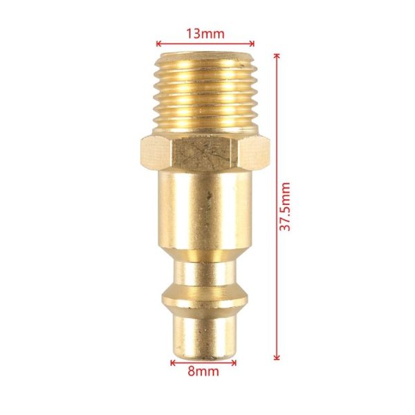2pcs / Set Car 1 / 4NPT Brass American Style Pneumatic Chuck (Yellow) - Image 5