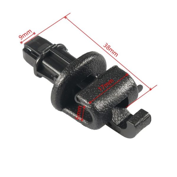 10pcs / Set Car Sun Visor Clip Hook for Honda Odyssey 2005-2010 83715-SHJ-A21ZA (Black) - Image 4