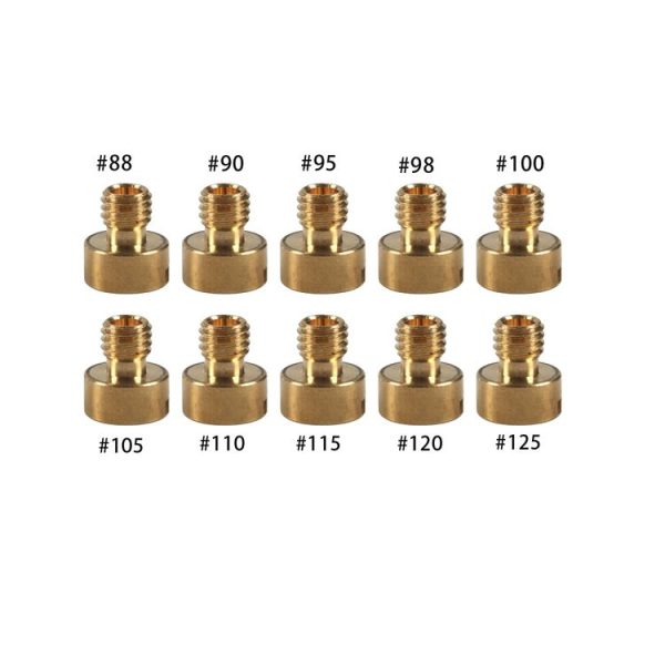 10pcs / Set Motorcycle Carburetor Nozzle for VM22-VM26 / 125CC-250CC (Yellow) - Image 2