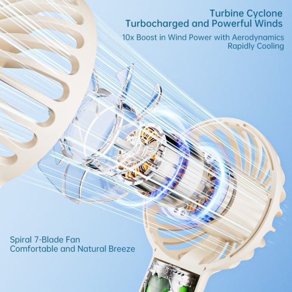 ROCK YW-DC03 Air Bubble Mini Handheld Fan - Image 3