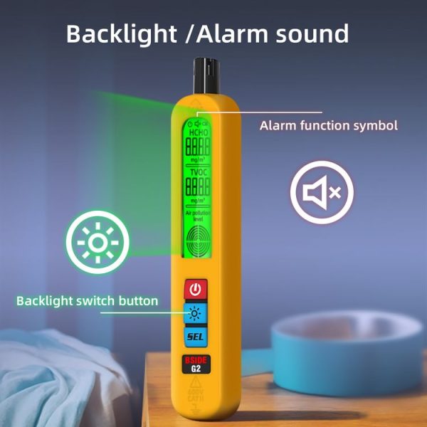 BSIDE G2 Portable Air Quality Detector Indoor Formaldehyde Tester - Image 6
