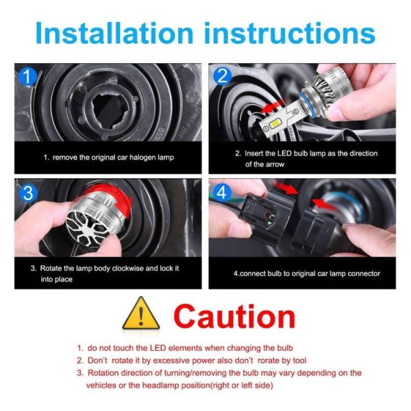 9005 Pair 30W 3100lm 6000K Car LED Headlight Bulb - Image 7