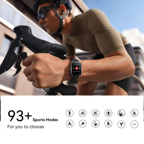 JOYROOM Fit-life Series JR-FT3S 1.96 inch Bluetooth Call Smart Watch Supports Sleep Monitoring (Space Grey) - Image 8