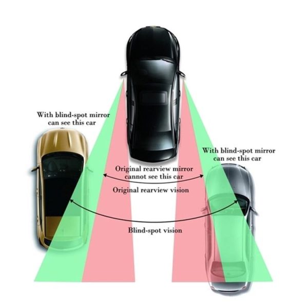 3R 3R-049 Car Convex Glass Mirror Rearview Mirror Auxiliary Side Mirror - Image 4