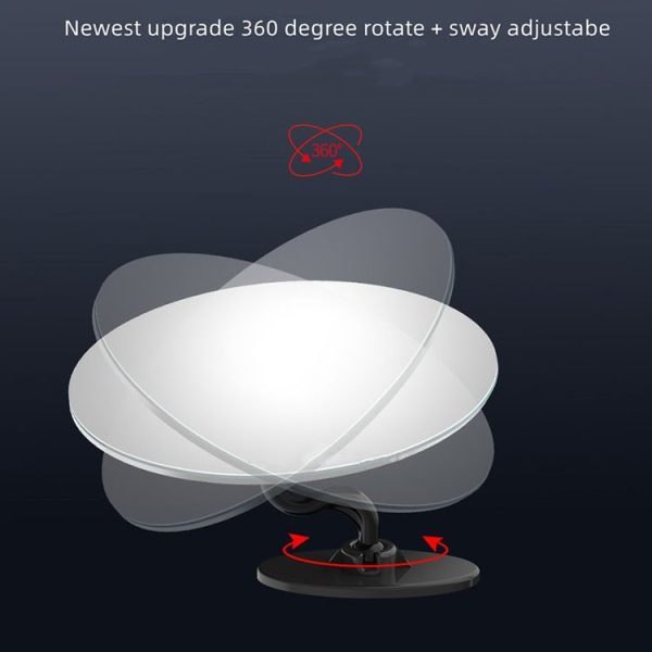 3R 3R-050 Car Rear View Mirror Auxiliary Mirror Car Adjustable Round Blind Spot Mirror - Image 3