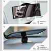 3R 3R-123 Car Suction Cup Curved Wide Angle Rear View Mirror - Image 5