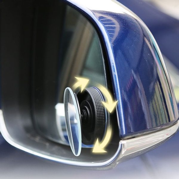3R 3R-357 Car Suction Cup Auxiliary Side View Mirror Round Blind Spot Mirror - Image 2