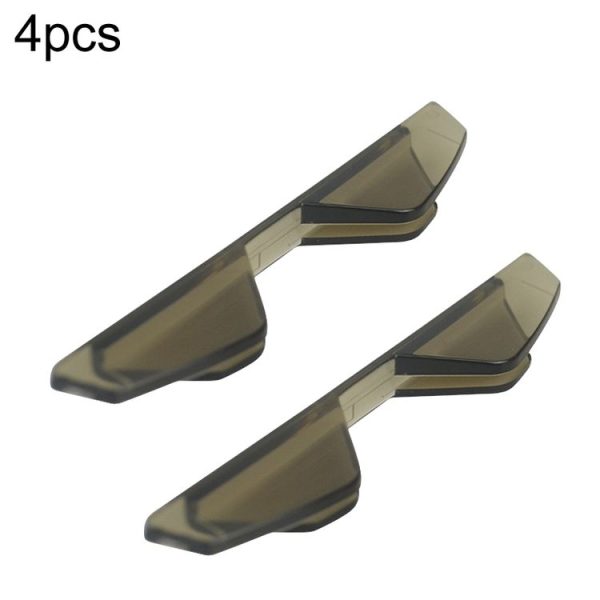 3R 3R-2107 Car Door Anti-collision Rubber Strip Invisible Protection Anti-scratch Aticker (Transparent Black)