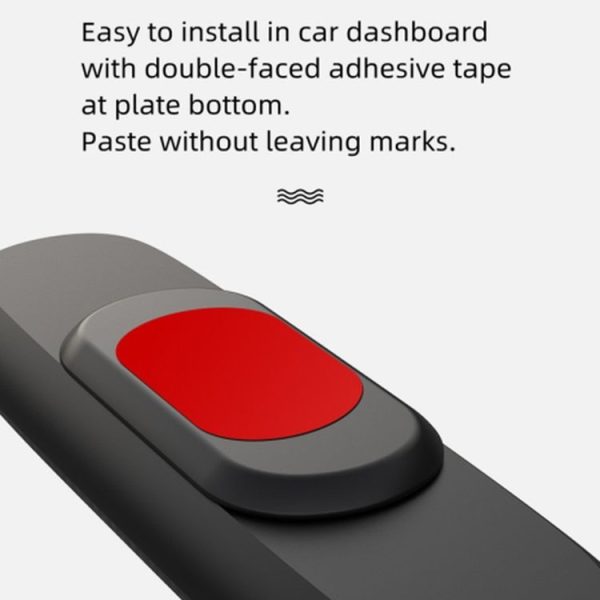 3R-2154 Car Temporary Parking Card Hidden Luminous Phone Number Plate - Image 6