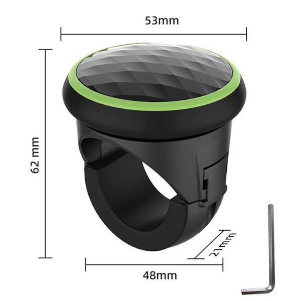 3R 3R-2253 Car Steering Wheel Booster Ball Car Steering Wheel Power Booster (Black) - Image 2
