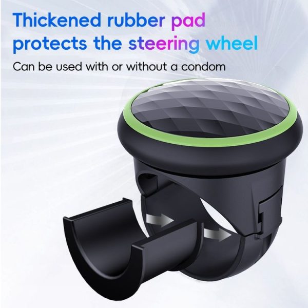 3R 3R-2253 Car Steering Wheel Booster Ball Car Steering Wheel Power Booster (Black) - Image 4