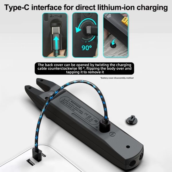 BSIDE U0 AC / DC Clamp Meter Electric Pen Current Digital Multimeter - Image 9