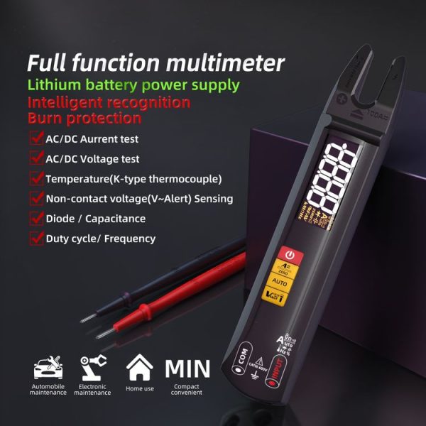 BSIDE U1 AC / DC Clamp Meter Electric Pen Current Digital Multimeter - Image 2