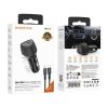 BOROFONE BZ31B Solid Single PD30W Car Charger Set with Type-C to 8 Pin Cable (Black) - Image 7