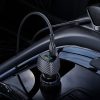 BOROFONE BZ31C Solid PD30W + QC3.0 Car Charger Set with Type-C to 8 Pin Cable (Black) - Image 6