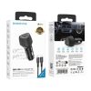 BOROFONE BZ31C Solid PD30W + QC3.0 Car Charger Set with Type-C to 8 Pin Cable (Black) - Image 7