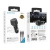 BOROFONE BZ31C Solid PD30W + QC3.0 Car Charger Set with Type-C to Type-C Cable (Black) - Image 7