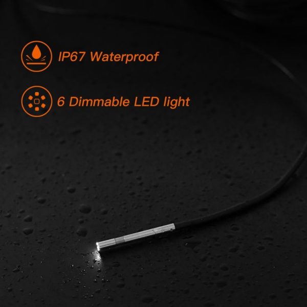 F240 3.9mm HD 1080P IP67 Waterproof WiFi Direct Connection Digital Endoscope, Cable Length: 5m (Black) - Image 6