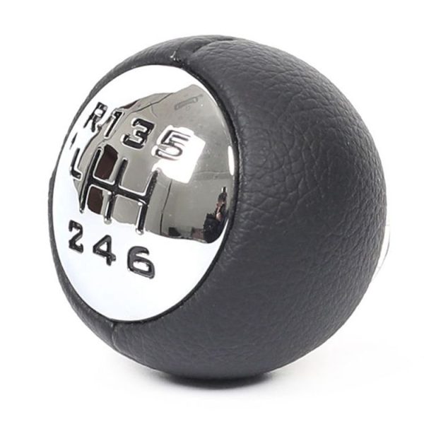 Peugeot 307 / 308 Car Gear Lever Hand Ball Leather Gear Shift Knob, Style: 6 Speed - Image 2