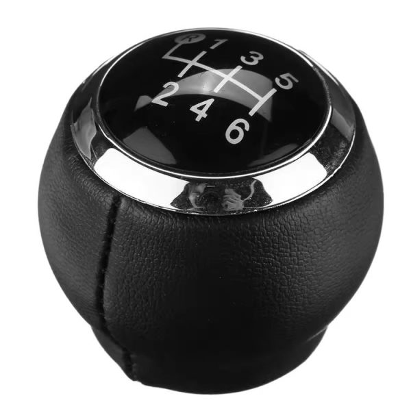 Toyota Corolla 2007-2013 Car Gear Lever Hand Ball Leather Gear Shift Knob, Style: 6 Speed