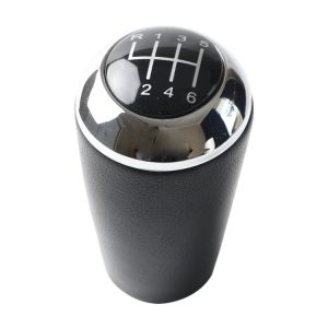 Mazda 3 Series CX-7 / MX-5 Car Gear Lever Hand Ball Leather Gear Shift Knob, Style: 6 Speed