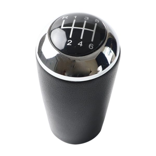Mazda 3 Series CX-7 / MX-5 Car Gear Lever Hand Ball Leather Gear Shift Knob, Style: 6 Speed