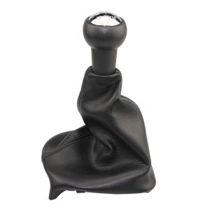 Peugeot 207 / 307 / CC30 Car 5 Speed Gear Lever Hand Ball Leather Gear Shift Knob with Dustproof Cover