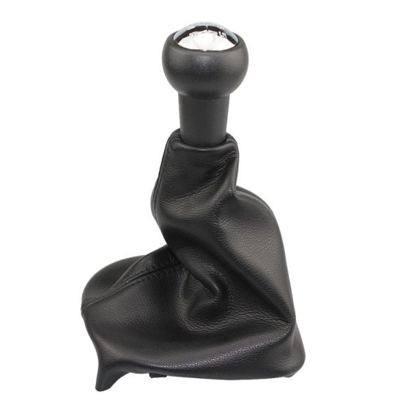 Peugeot 207 / 307 / CC30 Car 5 Speed Gear Lever Hand Ball Leather Gear Shift Knob with Dustproof Cover