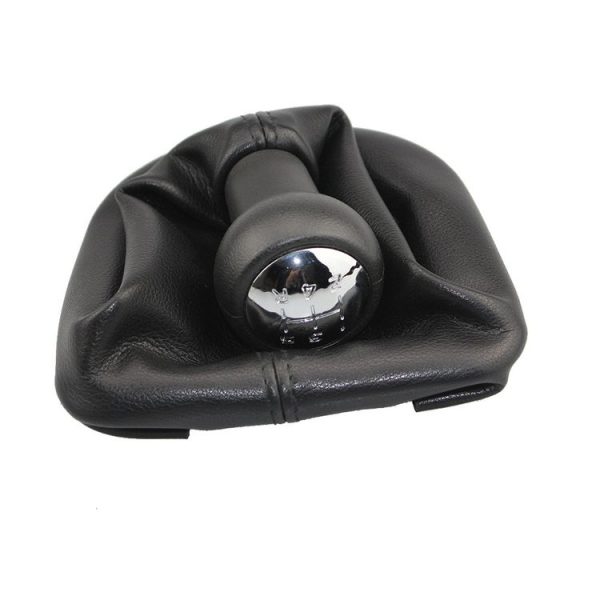 Peugeot 207 / 307 / CC30 Car 5 Speed Gear Lever Hand Ball Leather Gear Shift Knob with Dustproof Cover - Image 2