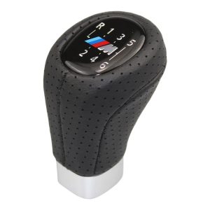 BMW 3 Series E92 LCI Coupe 2008-2013 Square Car Gear Lever Leather Gear Shift Knob, Style: 6 Speed