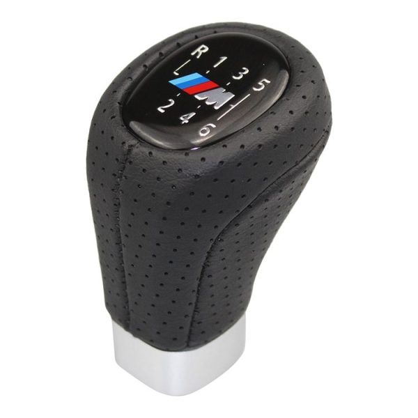 BMW 3 Series E92 LCI Coupe 2008-2013 Square Car Gear Lever Leather Gear Shift Knob, Style: 6 Speed