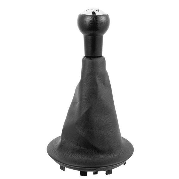 Car 5 Speed Gear Lever Hand Ball Leather Gear Shift Knob with Dustproof Cover for Citroen Berlingo III MK3 / Peugeot Partner 2008- - Image 4