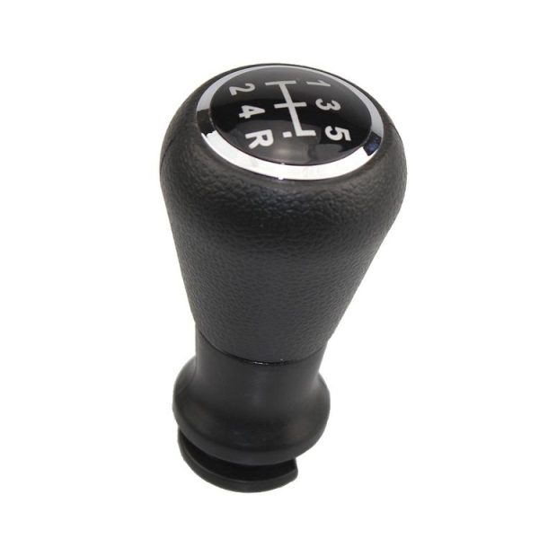 Citroen C4 / Peugeot 307 Car Gear Lever Knob Leather Gear Shift Knob, with Converter (Black) - Image 2